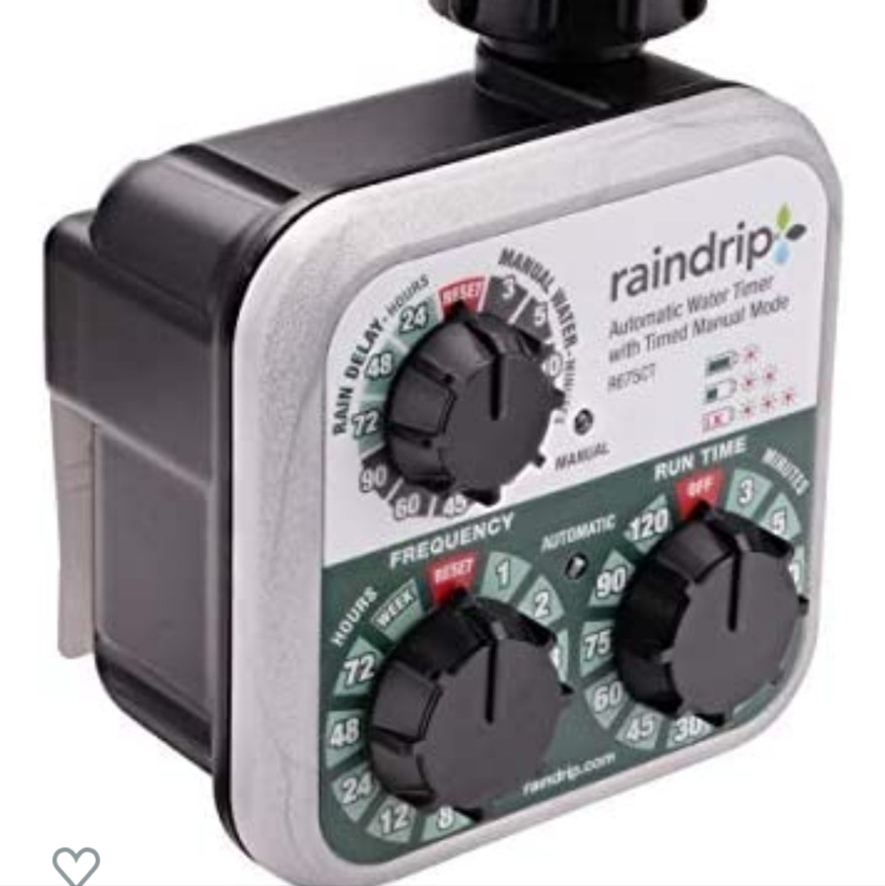 Raindrip R675CT Analog 3-Dial Water Timer, 1, Multi